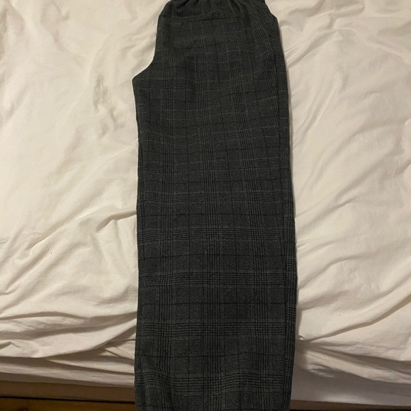 Zara Basic high waisted plaid pant - Picture 3 of 4